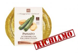 Unes richiama passato di verdure con zucchine e patate per allergene non dichiarato