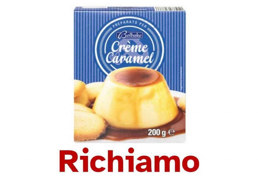 Lidl richiama il preparato per Crème Caramel per allergeni non dichiarati