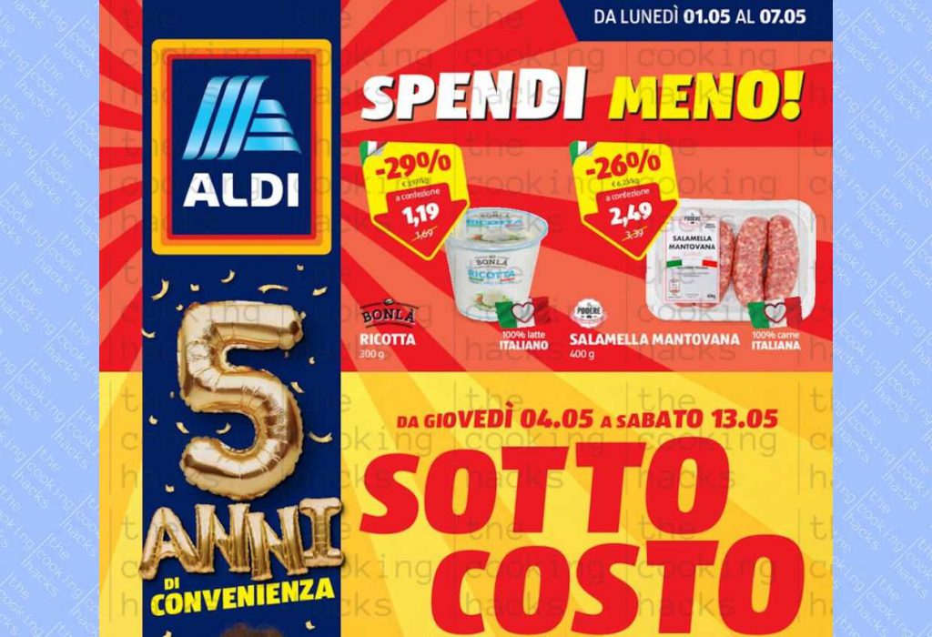 Volantino Aldi dal 1 al 7 maggio 2023