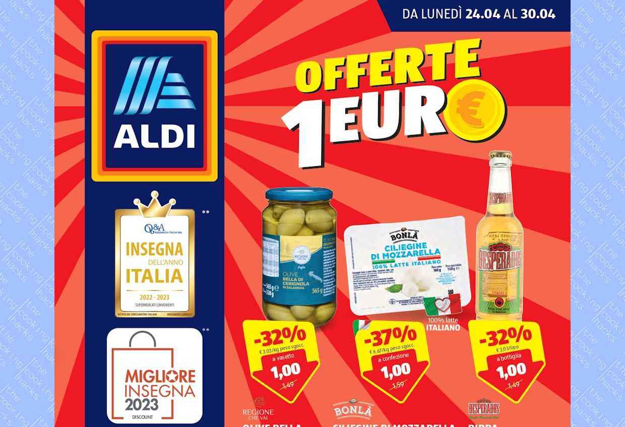 Volantino Aldi dal 24 al 30 aprile 2023