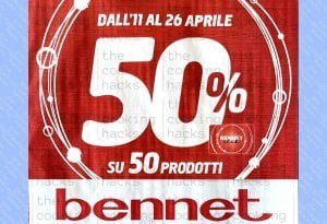 Volantino Bennet dal 11 al 26 aprile 2023