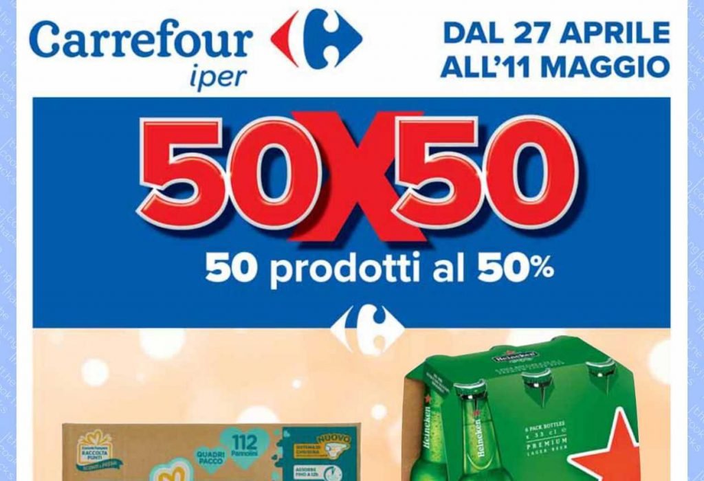 Volantino Carrefour Iper dal 27 aprile al 11 maggio 2023