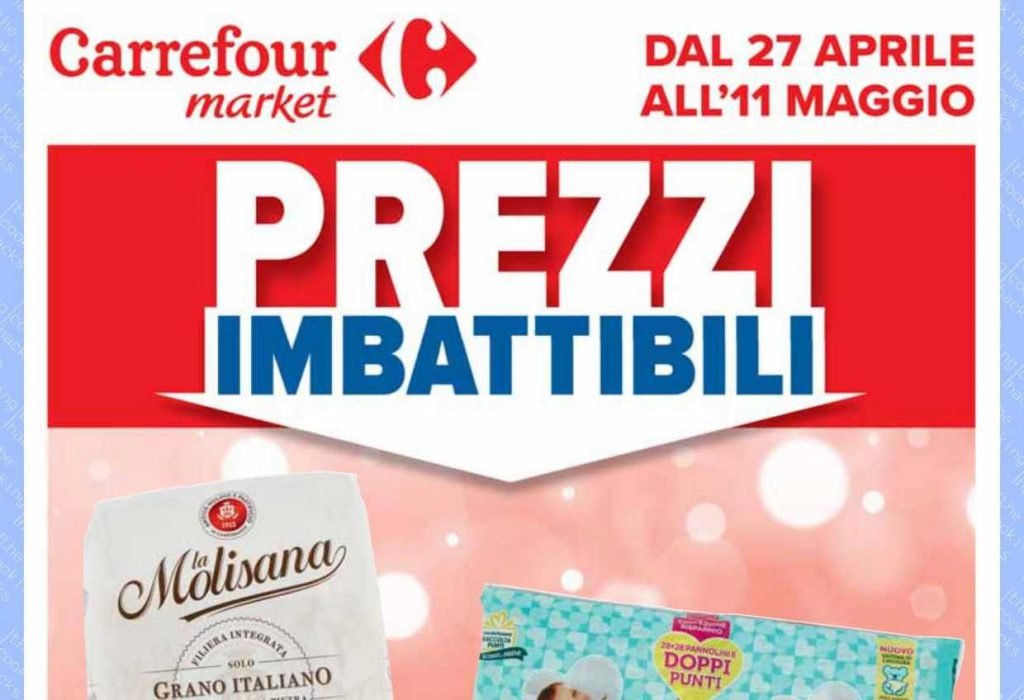 Volantino Carrefour Market dal 27 aprile al 11 maggio 2023