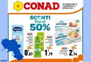 Volantino Conad Campania dal 12 al 23 aprile 2023