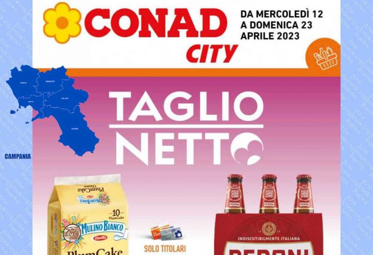 Volantino Conad City Campania dal 12 al 23 aprile 2023