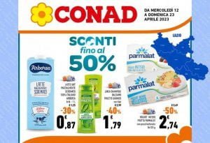 Volantino Conad Lazio dal 12 al 23 aprile 2023