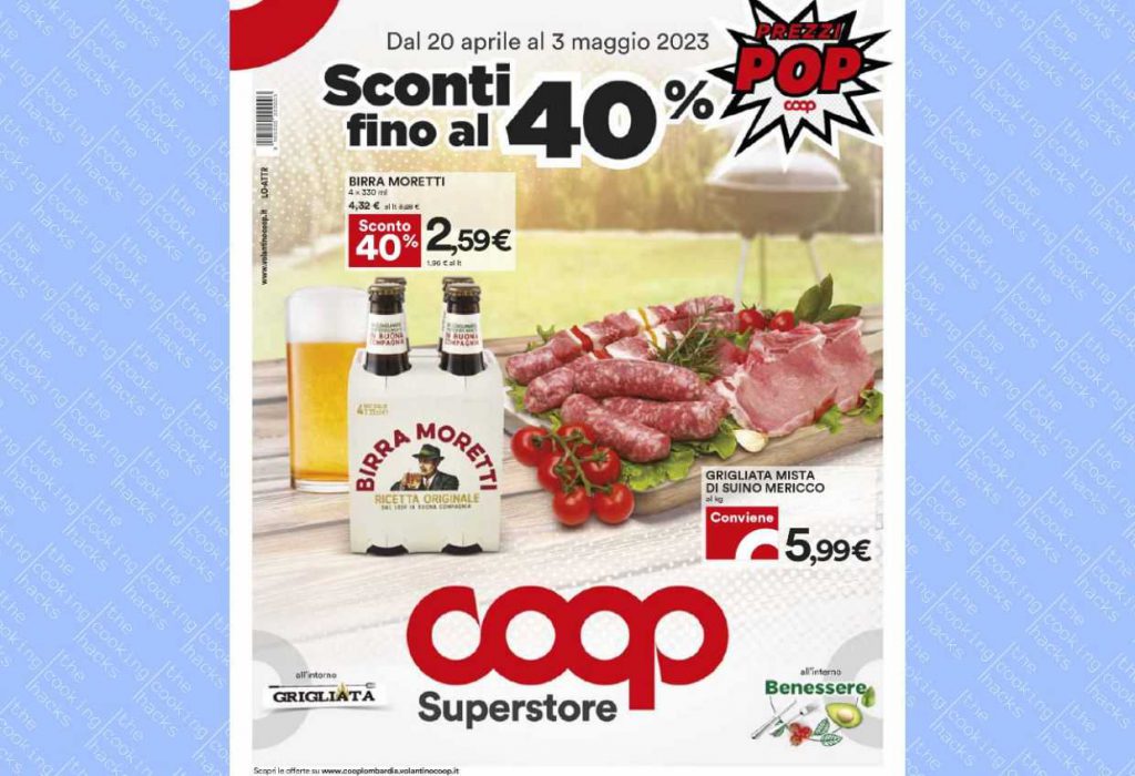 Volantino Coop dal 20 aprile al 3 maggio 2023