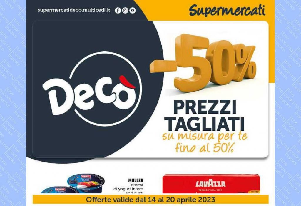Volantino Decò Supermercati dal 14 al 20 aprile 2023