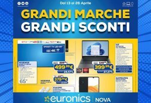 Volantino Euronics dal 13 al 26 aprile 2023