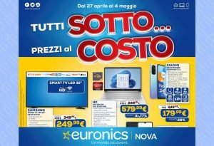 Volantino Euronics dal 27 aprile al 4 maggio 2023