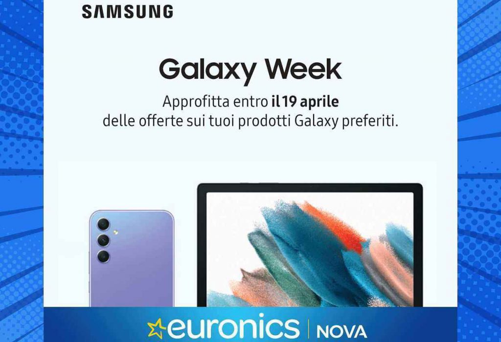 Volantino Euronics Samsung Galaxy Week dal 13 al 19 aprile 2023