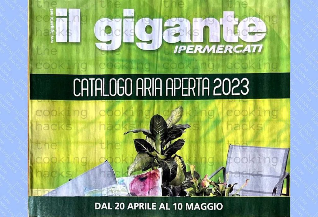 Volantino Il Gigante Aria Aperta dal 20 aprile al 10 maggio 2023