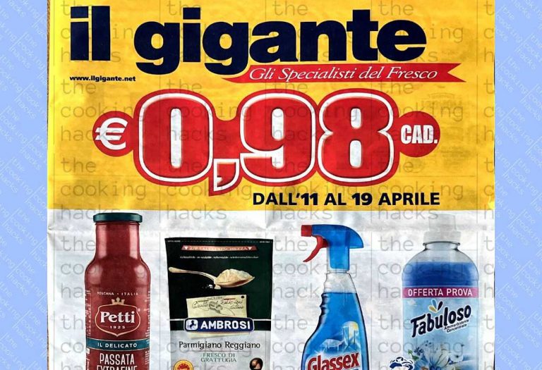 Volantino Il Gigante dal 11 al 19 aprile 2023