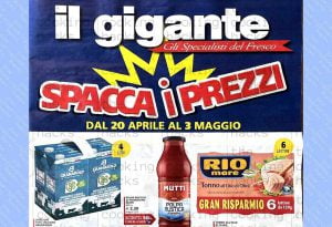 Volantino Il Gigante dal 20 aprile al 3 maggio 2023