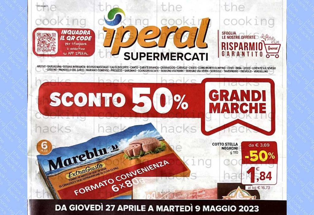 Volantino Iperal dal 27 aprile al 9 maggio 2023