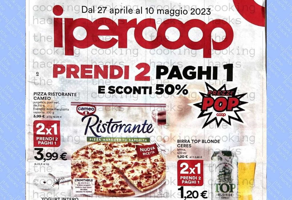 Volantino Ipercoop dal 27 aprile al 10 maggio 2023