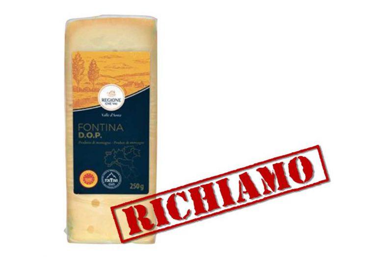 Richiamata Fontina per possibile presenza di Escherichia Coli