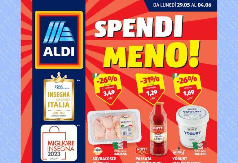 Volantino Aldi dal 29 maggio al 4 giugno 2023