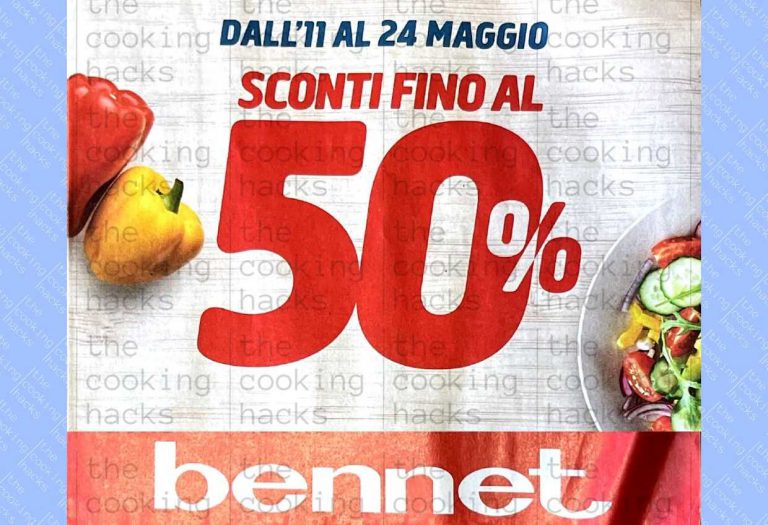 Volantino Bennet dal 11 al 14 maggio 2023