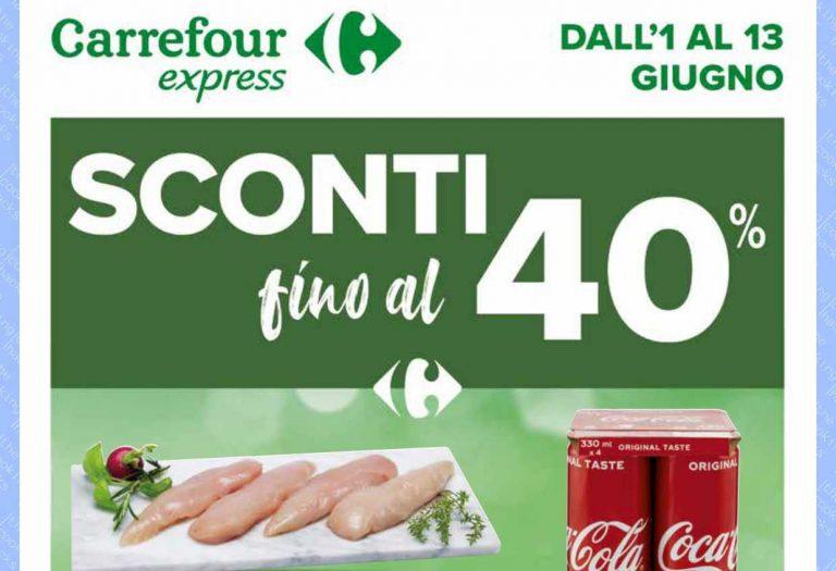 Volantino Carrefour Express dal 1 al 13 giugno 2023