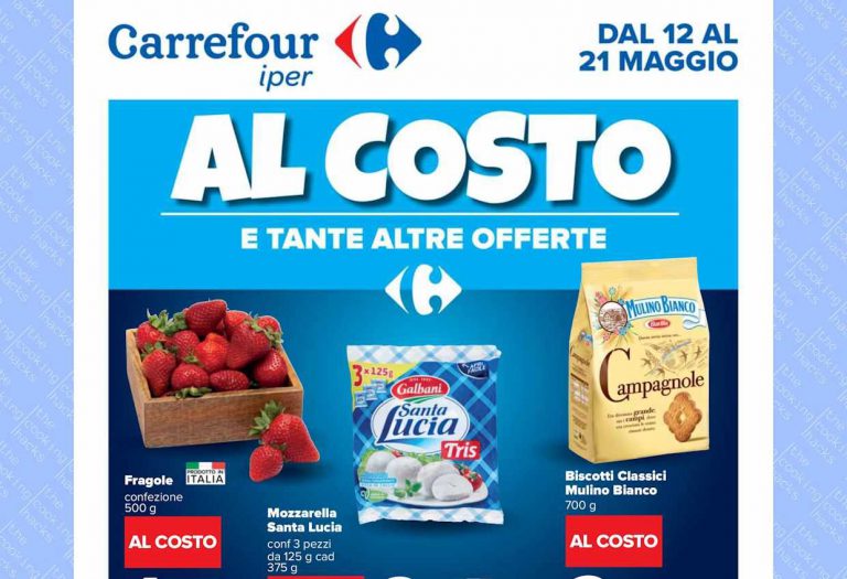 Volantino Carrefour Iper dal 12 al 21 maggio 2023