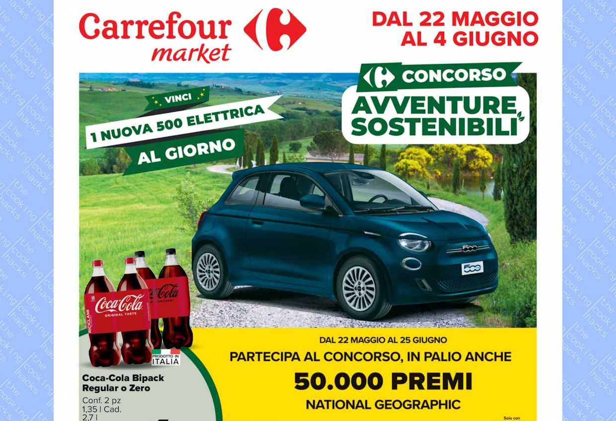 Volantino Carrefour Market dal 22 maggio al 4 giugno 2023