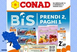 Volantino Conad Campania dal 10 al 21 maggio 2023