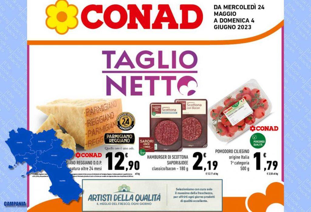 Volantino Conad Campania dal 24 maggio al 4 giugno 2023