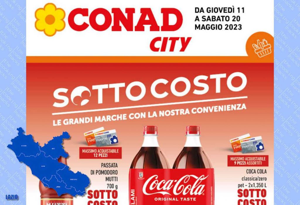 Volantino Conad City Lazio dal 11 al 20 maggio 2023