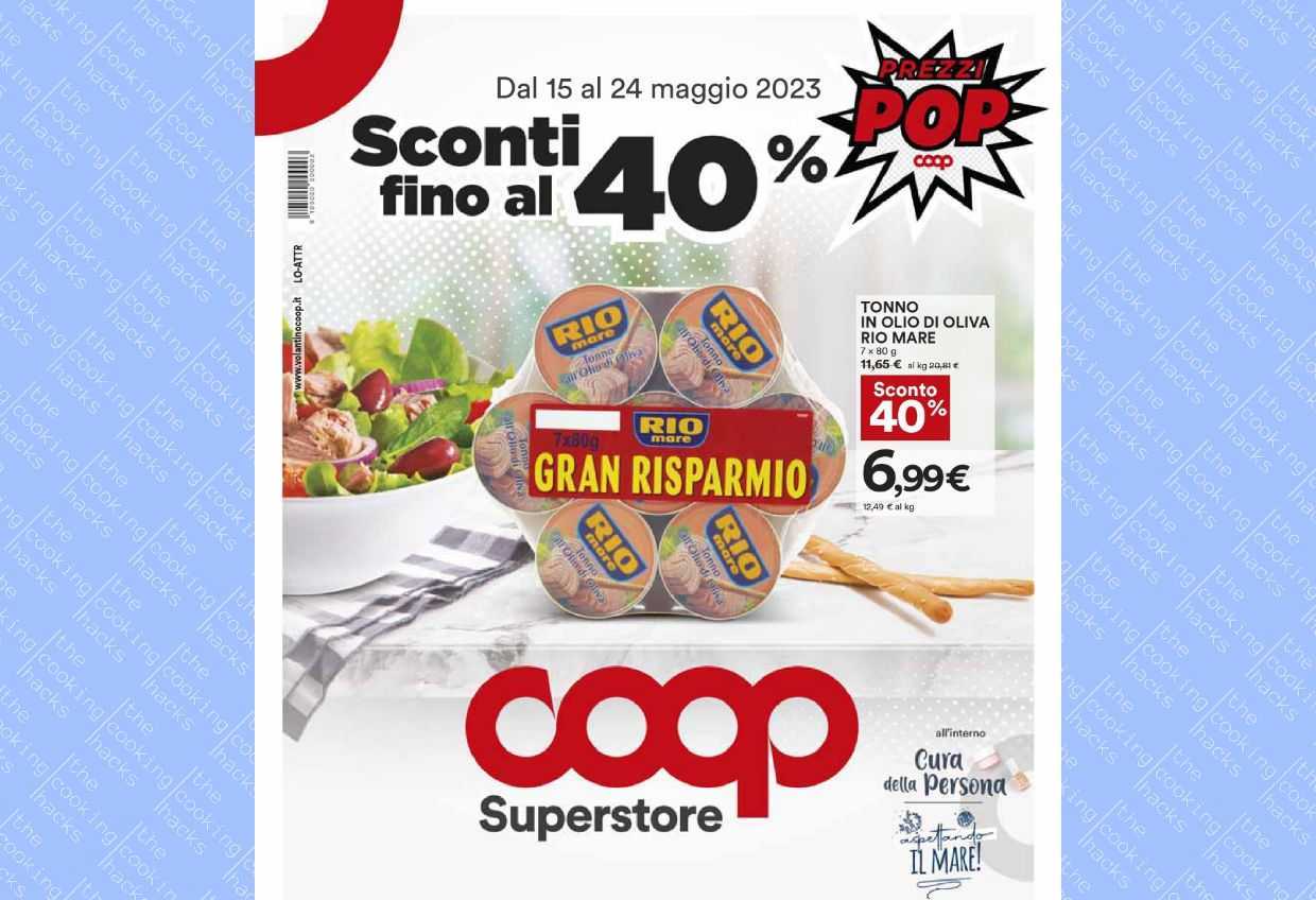 Volantino Coop dal 15 al 24 maggio 2023