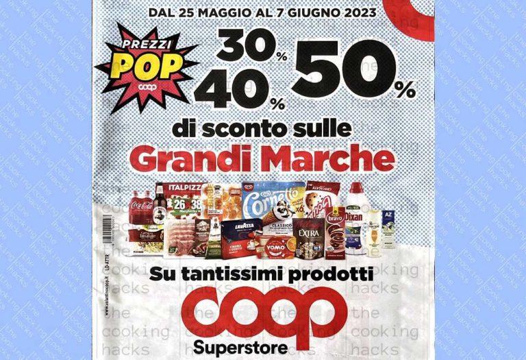 Volantino Coop dal 25 maggio al 7 giugno 2023