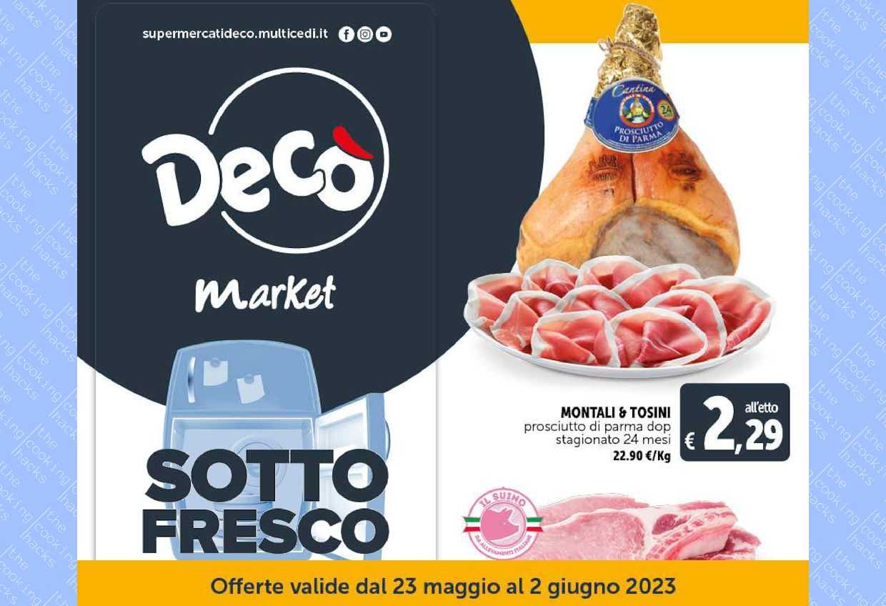 Volantino Decò Market dal 23 maggio al 2 giugno 2023