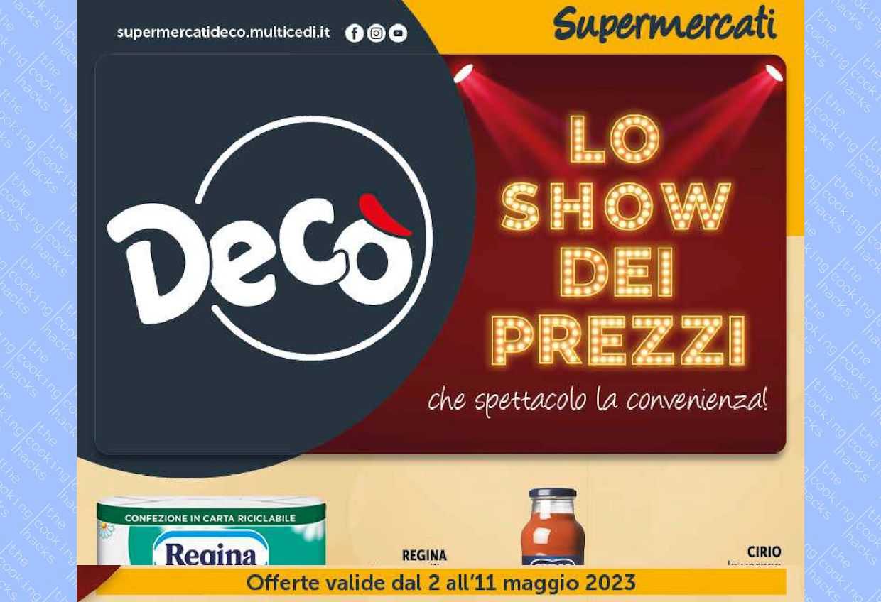Volantino Decò Supermercati dal 2 al 11 maggio 2023