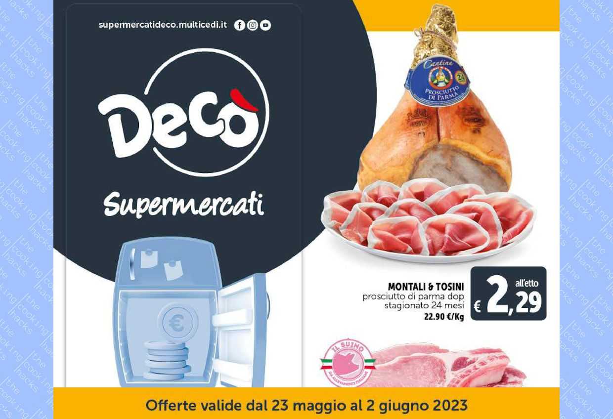 Volantino Decò Supermercati dal 23 maggio al 2 giugno 2023