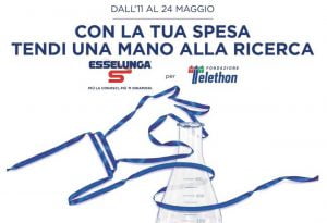 Volantino Esselunga Telethon dal 11 al 24 maggio 2023