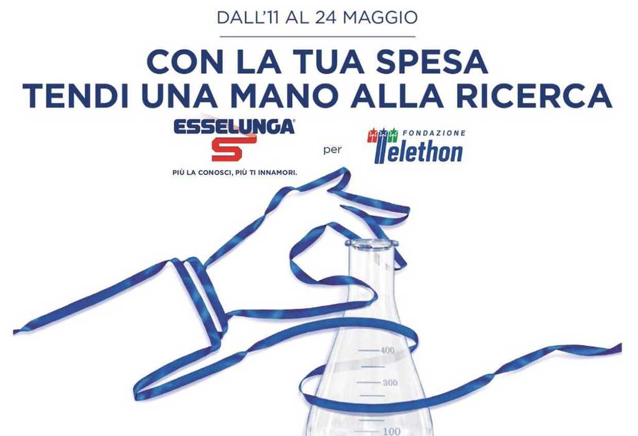 Volantino Esselunga Telethon dal 11 al 24 maggio 2023