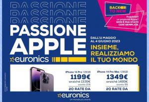 Volantino Euronics Speciale Apple dal 11 al 4 giugno 2023