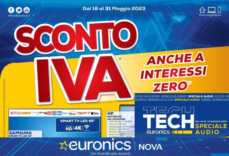 Volantino Euronics dal 18 al 31 maggio 2023