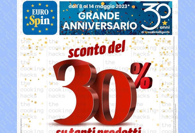 Volantino Eurospin dal 8 al 14 maggio 2023 in anteprima