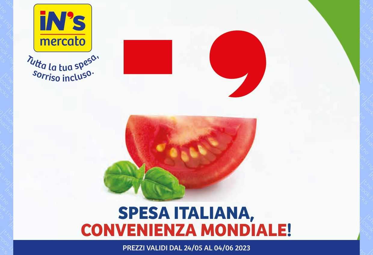 Volantino In’s Mercato dal 24 maggio al 4 giugno 2023