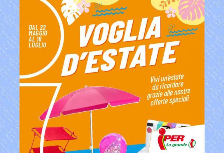 Volantino Iper Voglia d'Estate dal 22 maggio al 16 luglio 2023