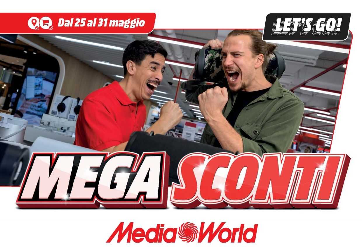 Volantino Mediaworld dal 25 al 31 maggio 2023