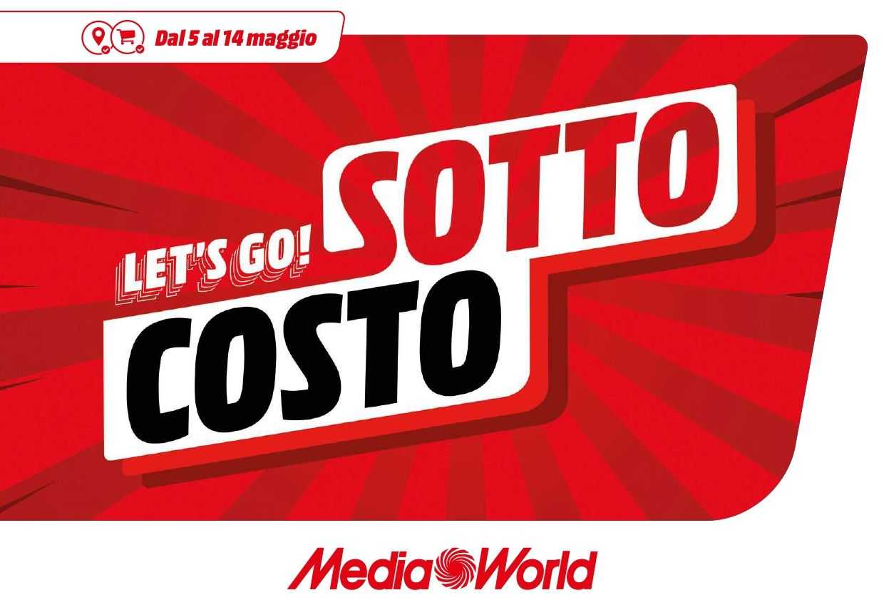 Volantino Mediaworld dal 5 al 14 maggio 2023