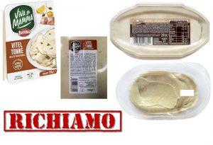 Richiamato vitello tonnato per presenza di Listeria Monocytogenes