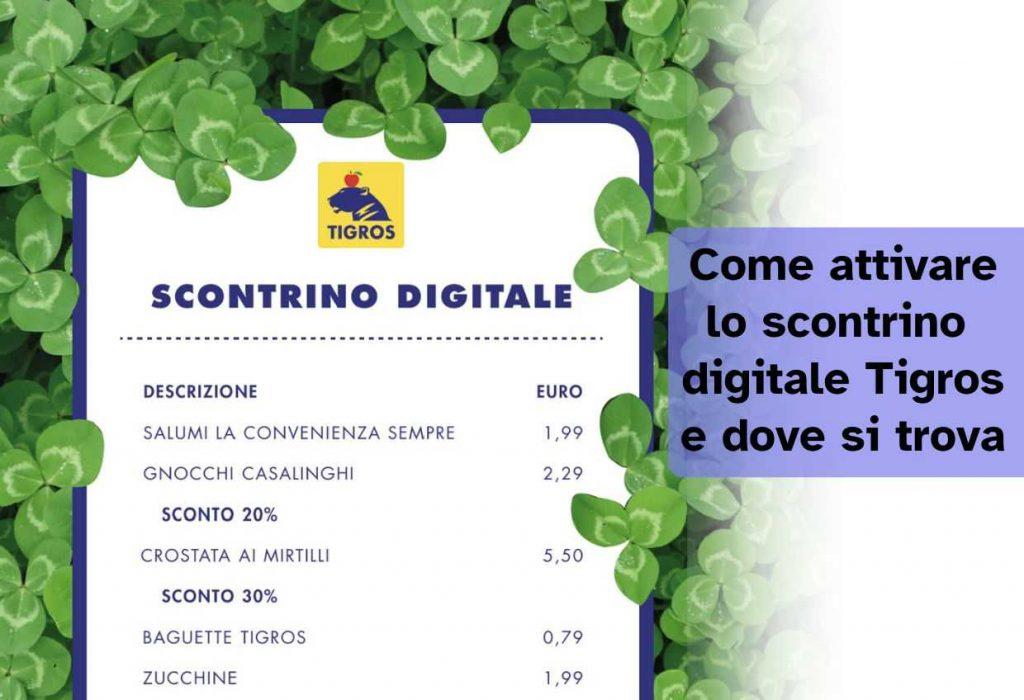 Scontrino digitale Tigros: come attivarlo e dove si trova