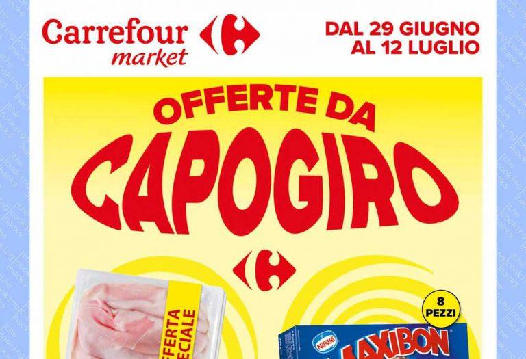 Volantino Carrefour Market dal 29 giugno al 12 luglio 2023