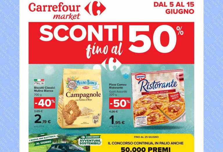 Volantino Carrefour Market dal 5 al 15 giugno 2023
