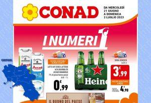 Volantino Conad Campania dal 21 giugno al 2 luglio 2023