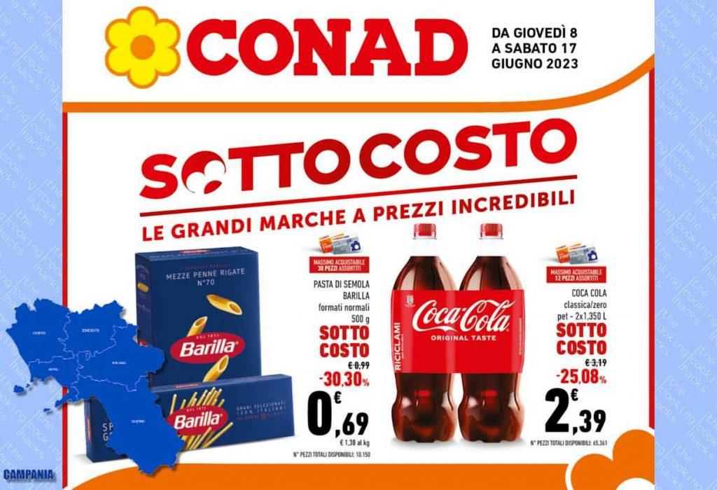 Volantino Conad Campania dal 8 al 17 giugno 2023