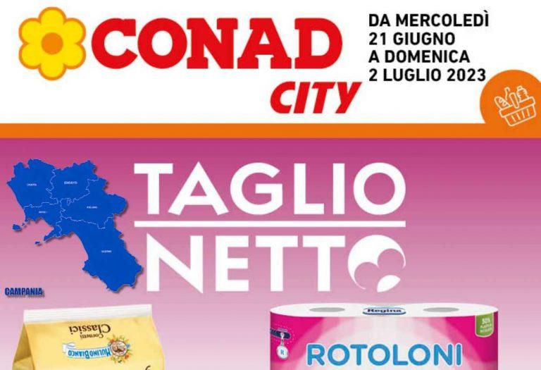 Volantino Conad City Campania dal 21 giugno al 2 luglio 2023